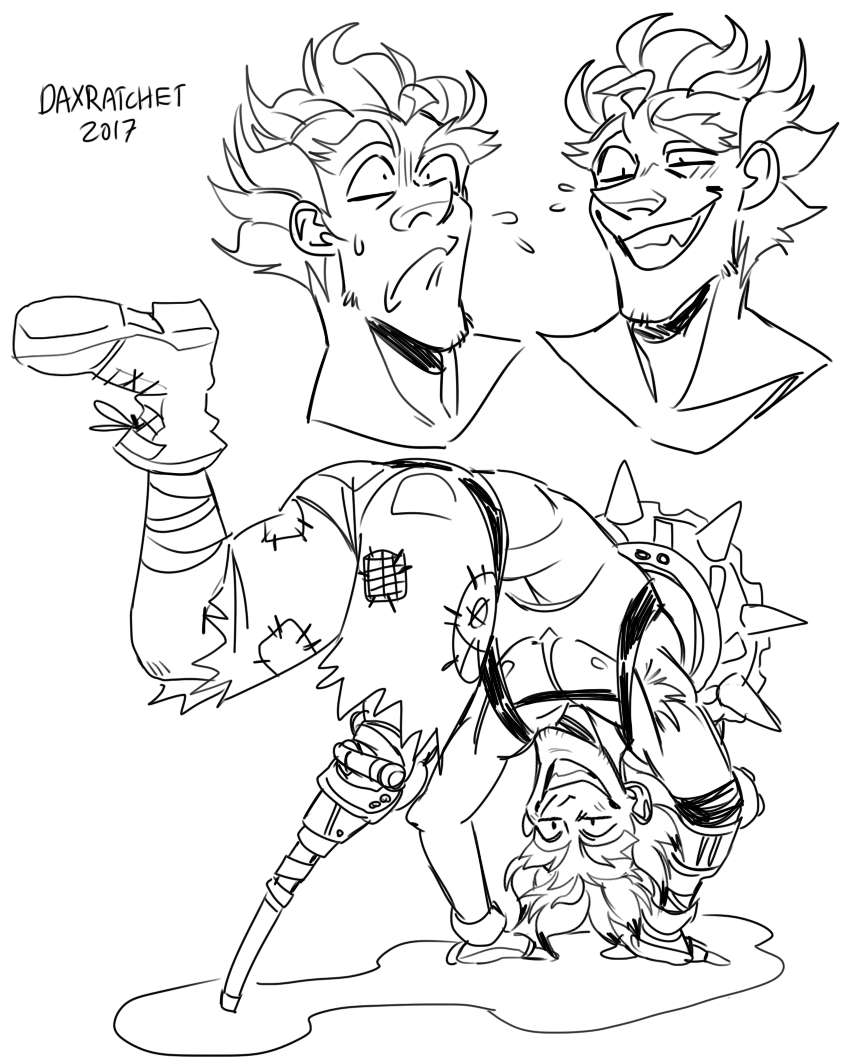866x1063 Daxratchet Really Dumb Sketches Lol Overwatch