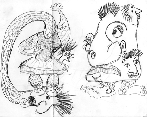 500x400 Dumb' Drawing 1 By Darkmold