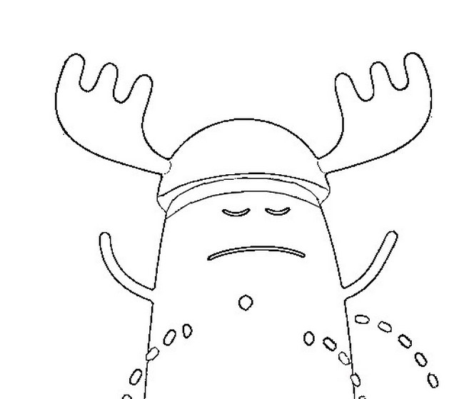650x559 Coloring Page Dumb Ways To Die Dress Up Like A Moose During