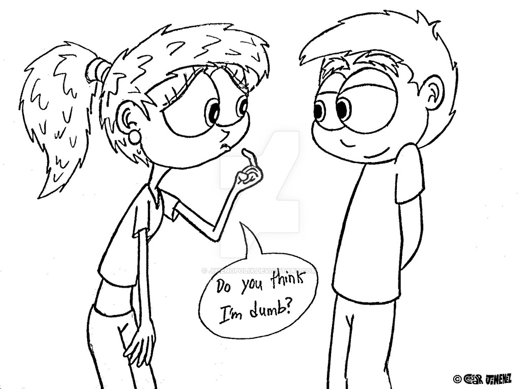 1024x768 Do You Think I'M Dumb'' By Jimenopolix