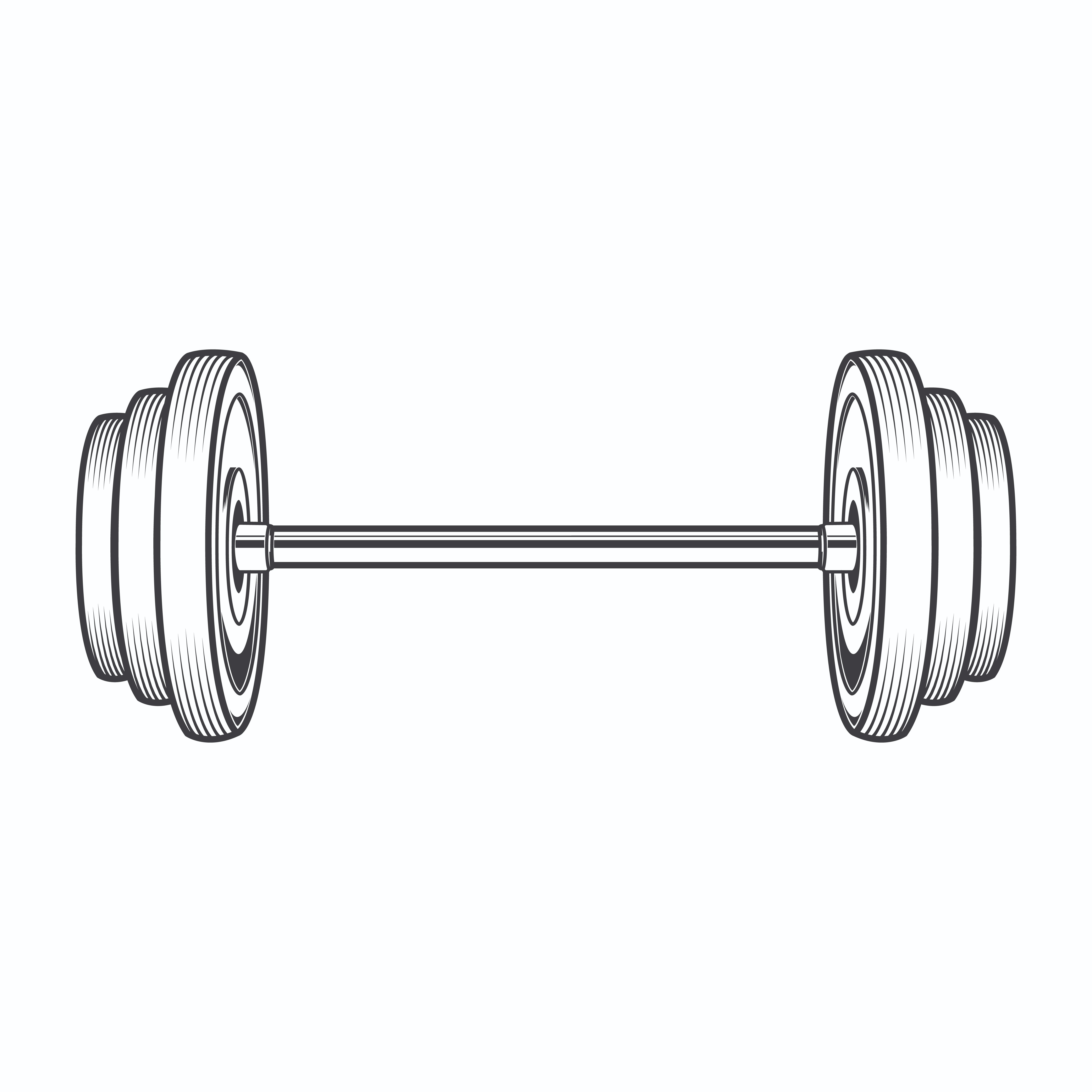 5262x5262 Whit Clipart Barbell