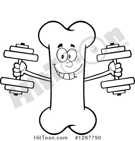 450x470 Bone Character Clipart