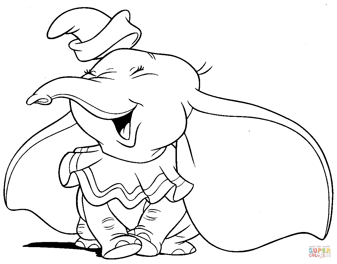 1179x924 Dumbo Coloring Pages Free Coloring Pages