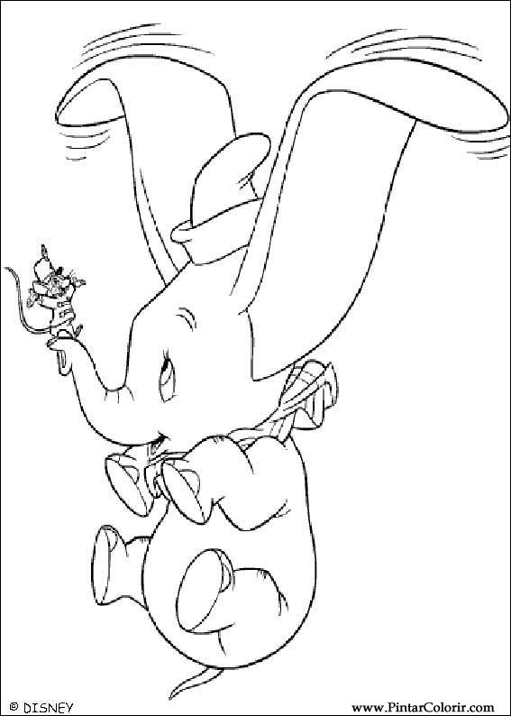 567x794 Drawings To Paint Amp Colour Dumbo