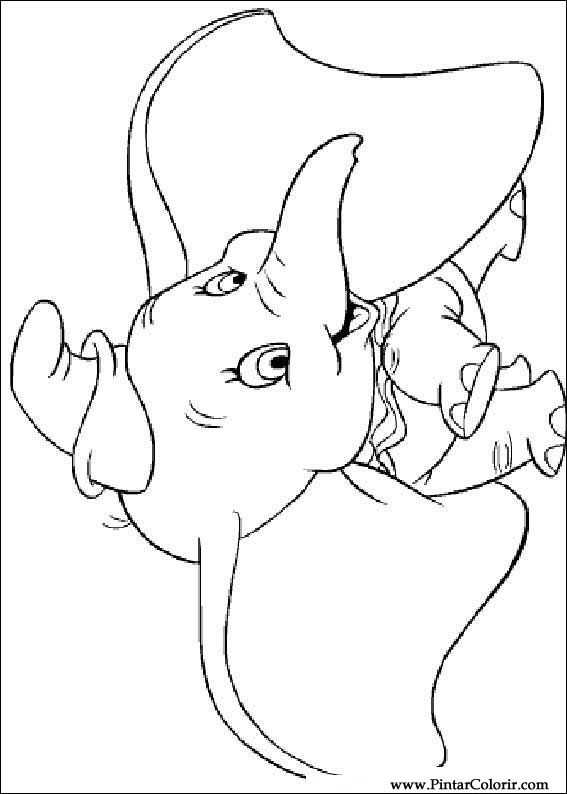 567x794 Drawings To Paint Amp Colour Dumbo