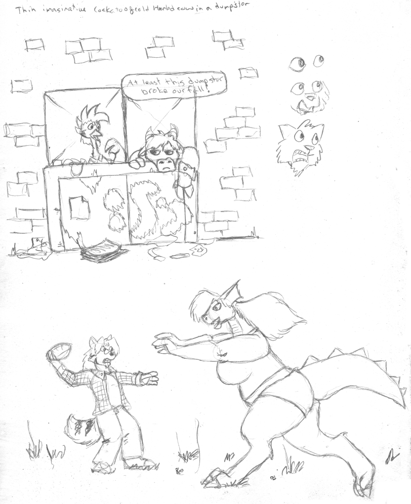 812x996 I'Ll Take Ideas Even From A Dumpster Weasyl