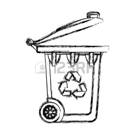 450x450 511 Sketch Trash Can Icon Stock Illustrations, Cliparts
