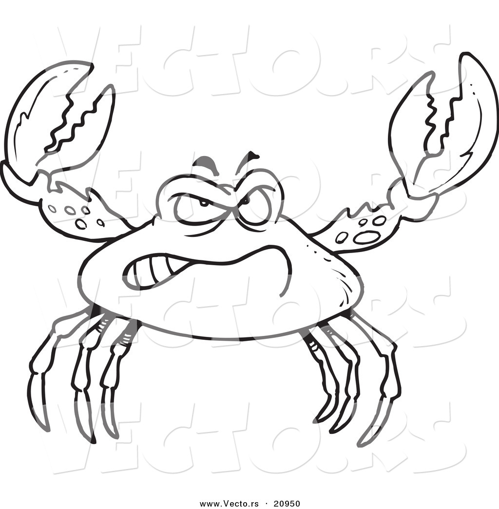 1024x1044 Crab Coloring Page