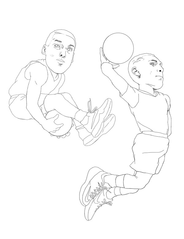 600x776 Slam Dunk Contest 2016 On Behance