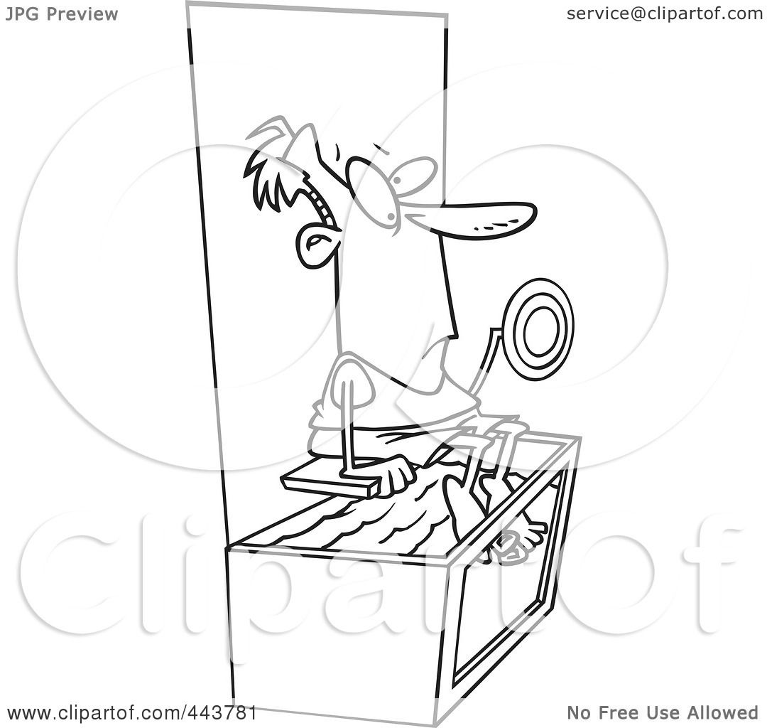 1080x1024 Royalty Free (Rf) Clip Art Illustration Of A Cartoon Black