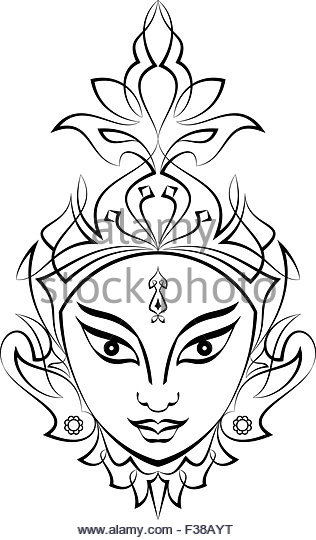 316x540 Hindu Goddess Durga Black And White Stock Photos Amp Images