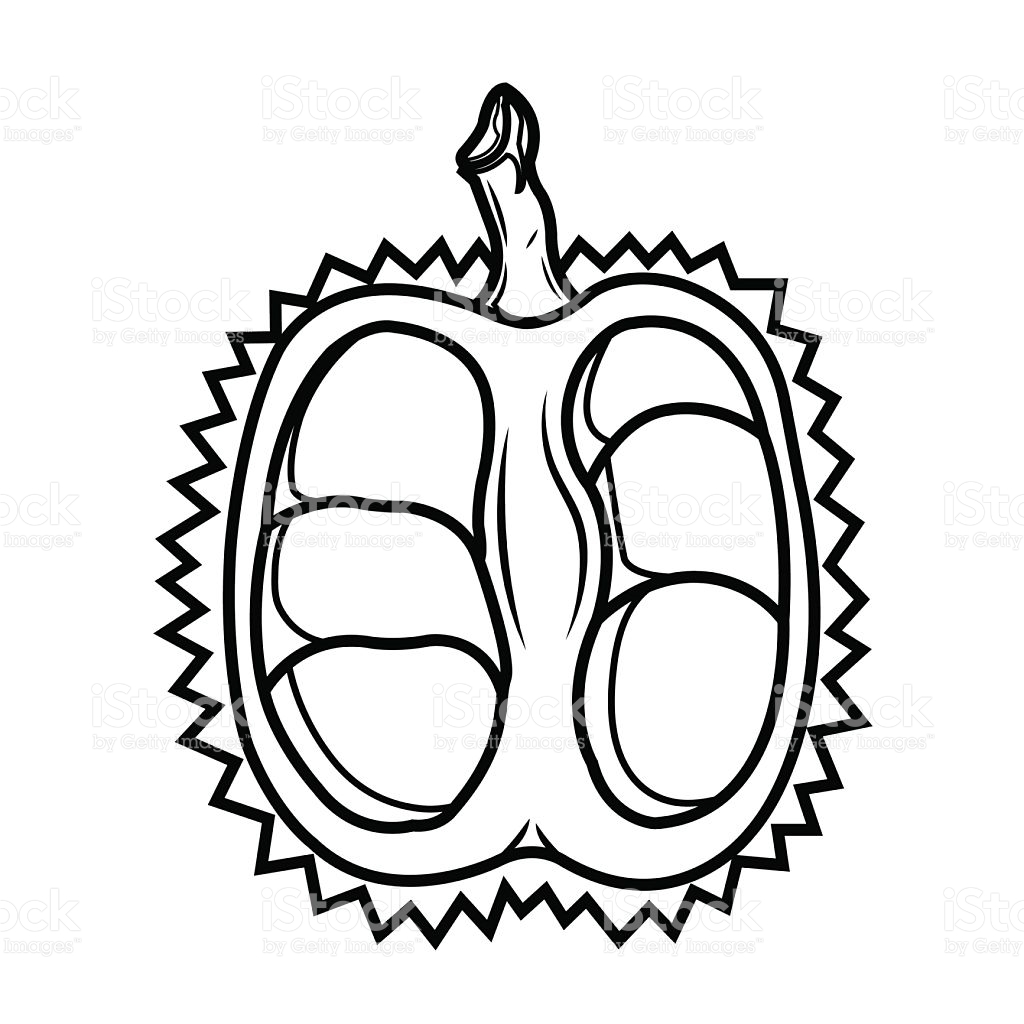 1024x1024 Durian Clipart Black And White 2 Clipart Station