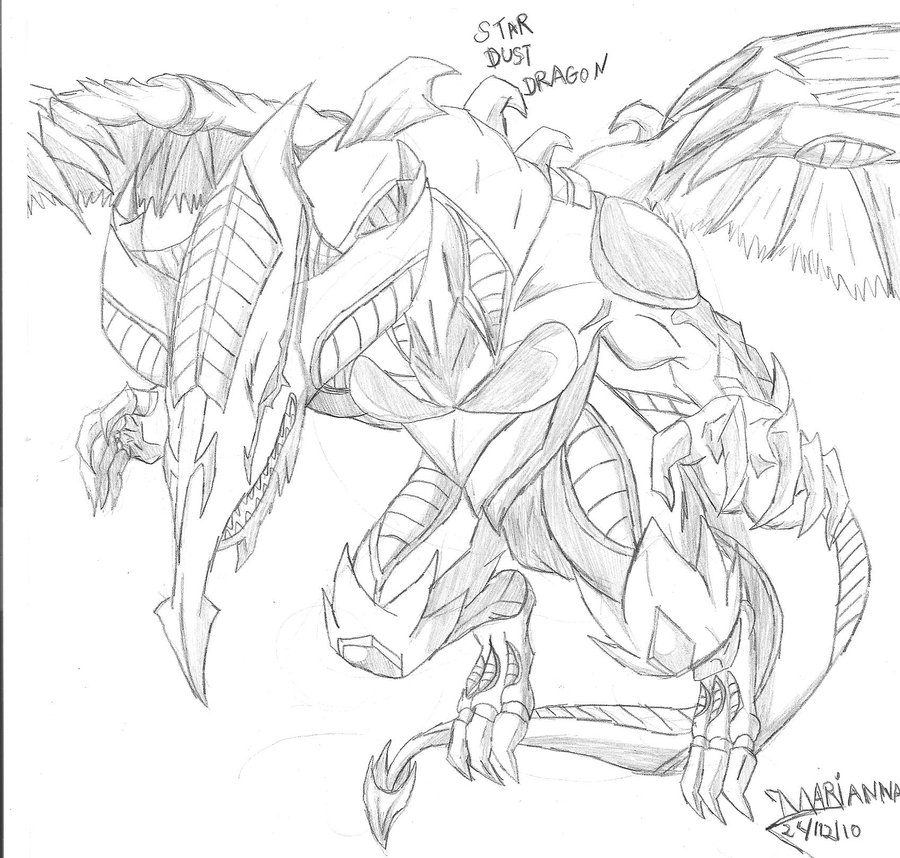 900x858 Star Dust Dragon By Lunewolf Br