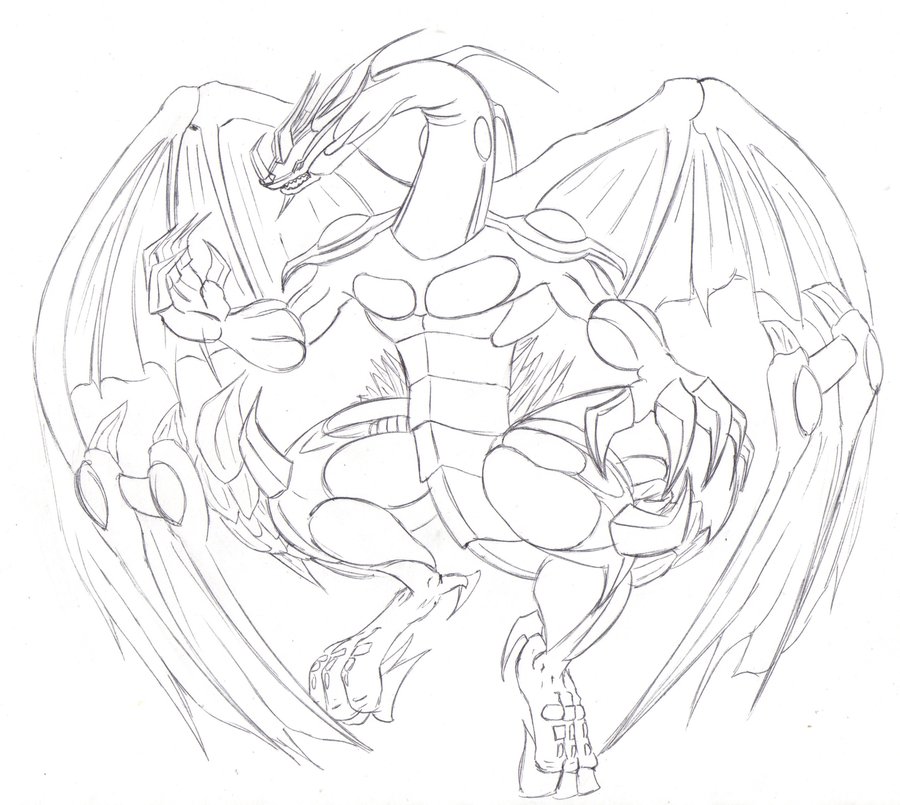 900x805 Diamond Dust Dragon Linework By Dreadcometdragon