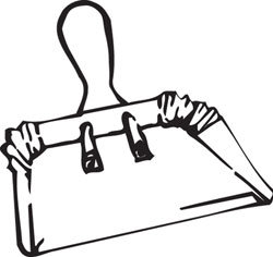 250x236 Wide Giant Metal Dustpan