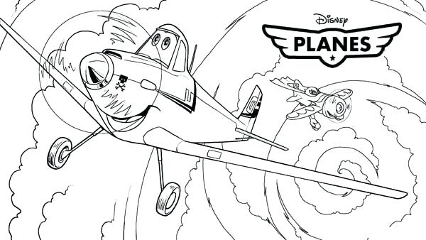 600x338 Coloring Pages Planes