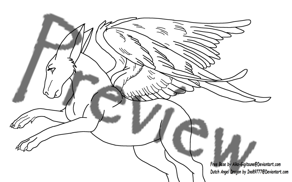 1024x638 Free Feral Dutch Angel Dragon Base By Aiko Gigitsune
