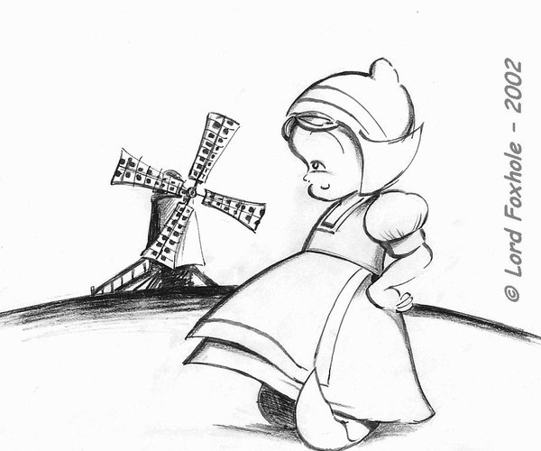 600x500 Little Dutch Girl. By Lord Foxhole