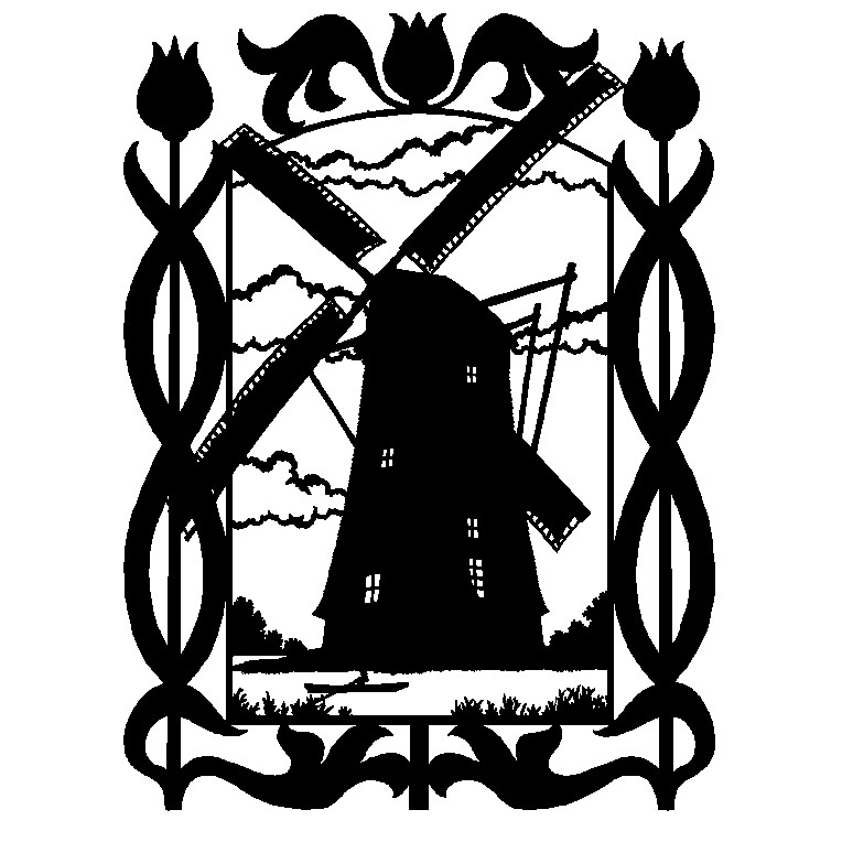 764x764 Dutch Windmill