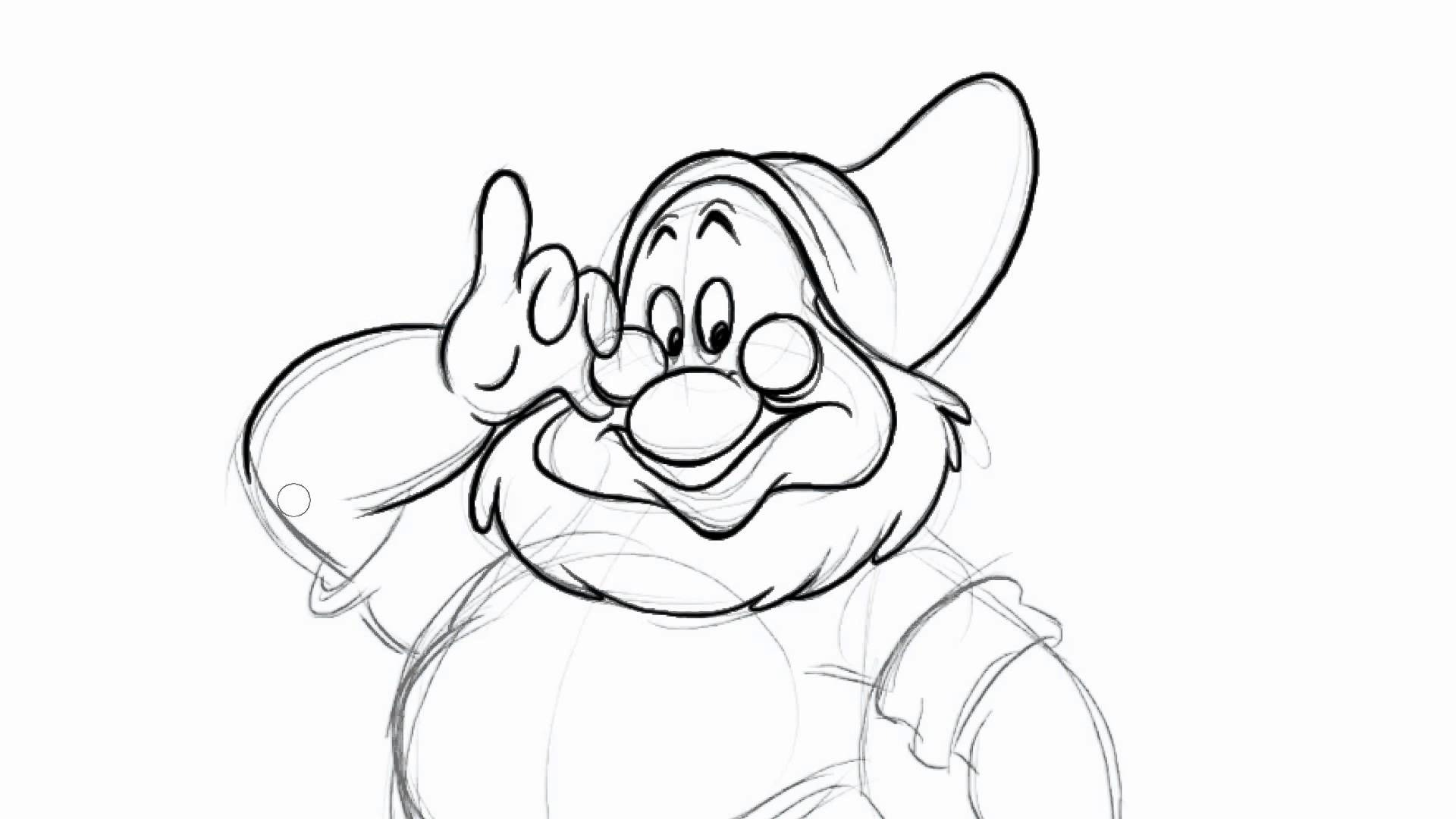 1920x1080 How To Draw Dwarfs (Doc) In Disney's Snow White And The Seven