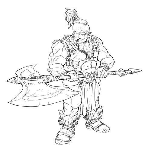 490x500 Dwarf 01 By Tregis