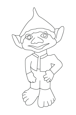 300x450 Dwarf Drawing Childrens Drawings