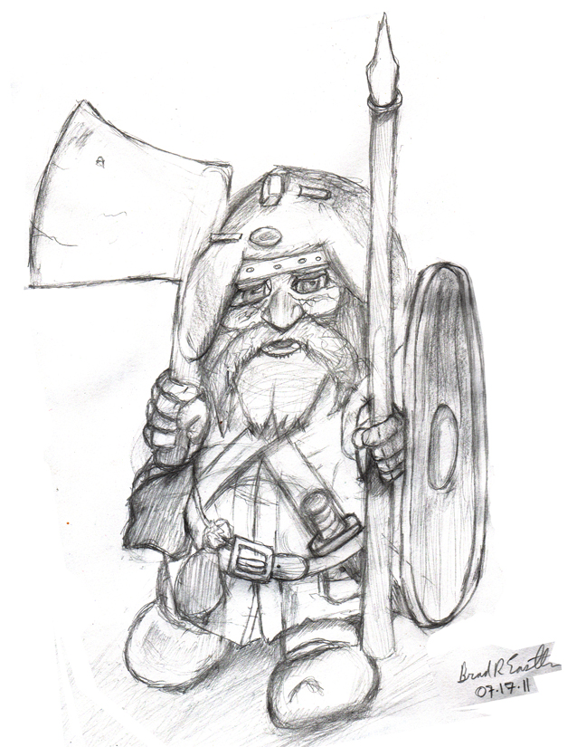 638x825 Dwarf Drawing Number 1 Pencils By Eastphoto99