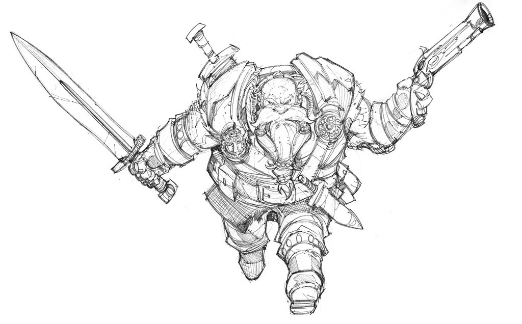 1024x636 Dwarf Sketch By Max Dunbar