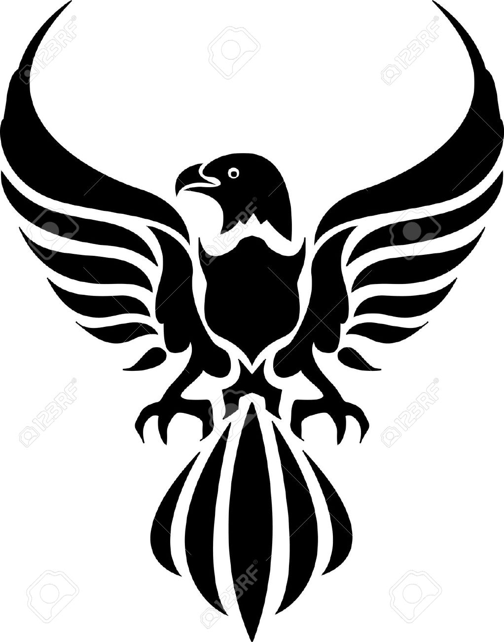 1022x1300 Black And White Eagle Drawing 27,851 Eagle Stock Vector