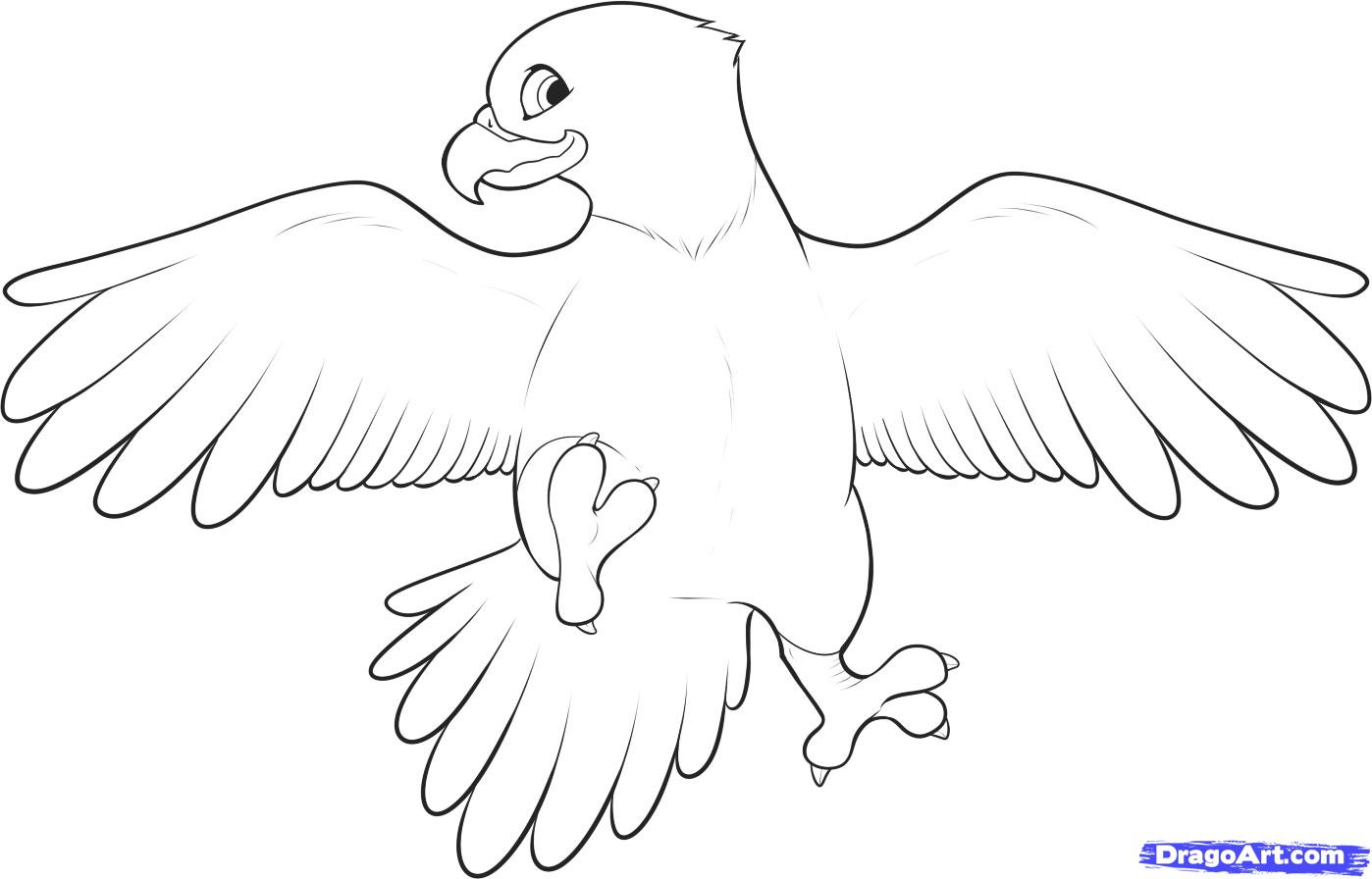 1398x896 How To Draw A Eagle Step By Step Easy How To Draw A Eagle For Kids