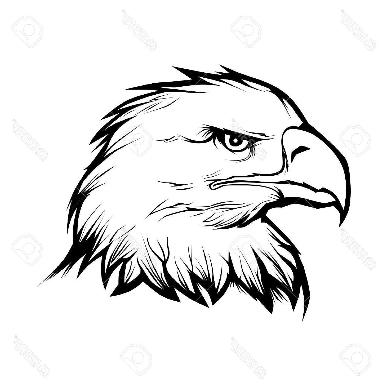 1300x1300 Unique Head Clipart Black Pie Cliparts Vectors Tribal Eagle Drawing