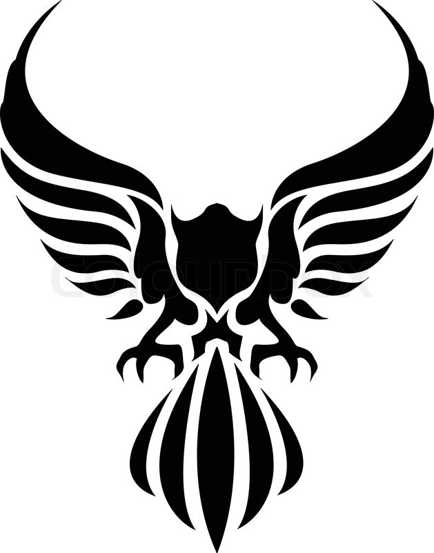 629x800 Eagle Tattoo Stock Vector Colourbox