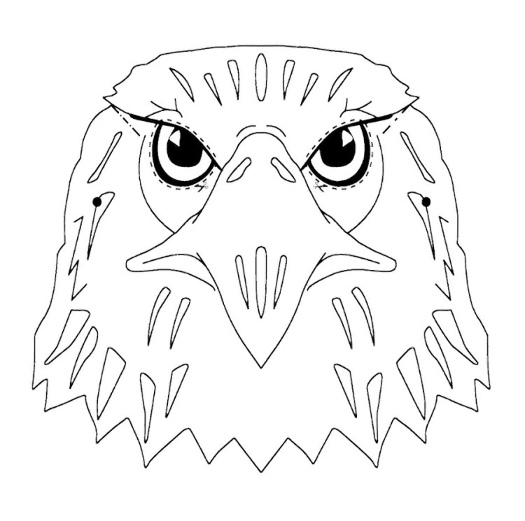 750x745 Eagle Head Coloring Pages Kids Coloring Pages Eagle