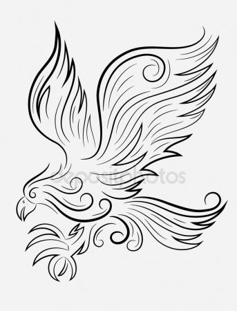 343x450 Eagle Drawing Stock Vectors, Royalty Free Eagle Drawing