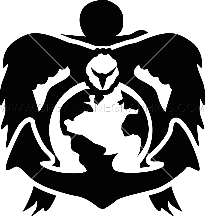 825x869 Eagle, Globe Amp Anchor Production Ready Artwork For T Shirt Printing