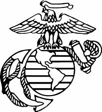 205x225 Usmc Vinyl Decal Ebay