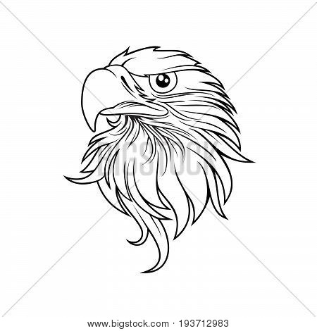 450x470 Eagle Head Logo Template, Hawk Vector Amp Photo Bigstock