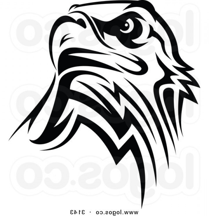 720x744 Tribal Eagle Head Clipart