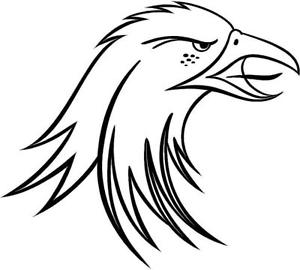 300x270 Eagle Head Large Vinyl Decal Car Truck Window Sticker 2 Ebay