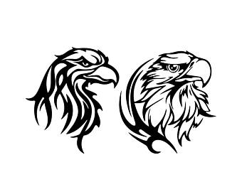 340x270 Eagle Head Etsy