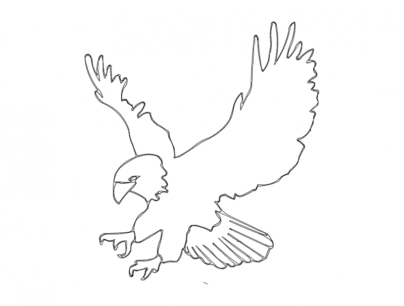 800x606 Eagle Dxf File Free Download