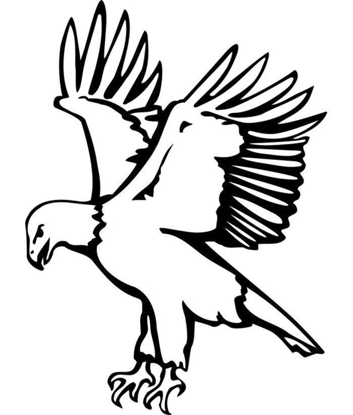 700x824 Eagle Template