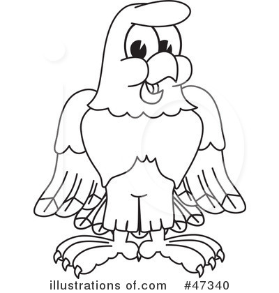 400x420 Eagle Mascot Clipart