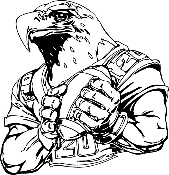 579x600 Philadelphia Eagles Coloring Pages
