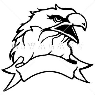361x361 Head Mascot Clipart Black And White