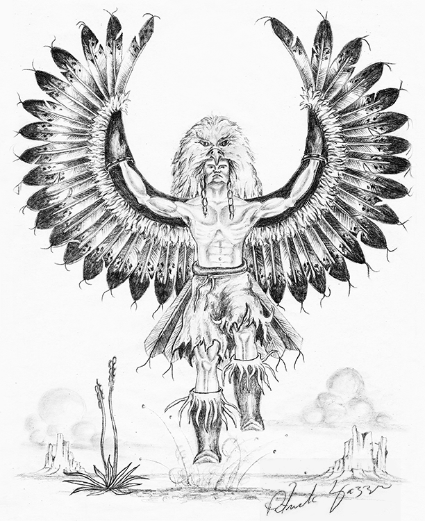 612x750 Eagle Sketches American Kabuki May 2012 Crafts