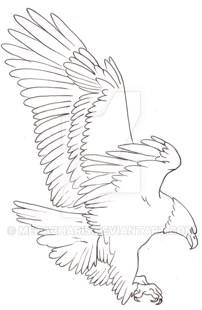 400x613 Eagle Tattoo By Metacharis