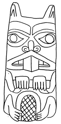 236x475 Mar 25 How To Draw A Totem Pole Totems, Totem Pole Craft