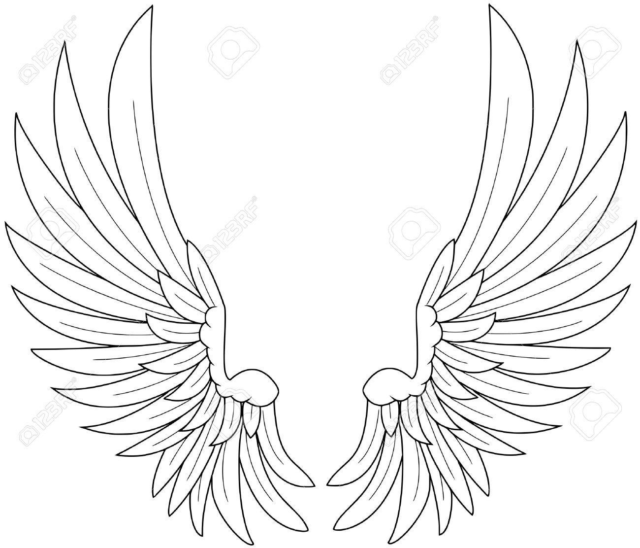 1300x1112 Wings Royalty Free Cliparts, Vectors, And Stock Illustration