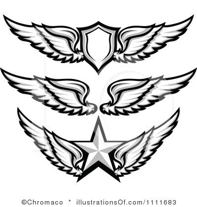 400x420 Elegant Clipart Wings Eagle Wings Clipart